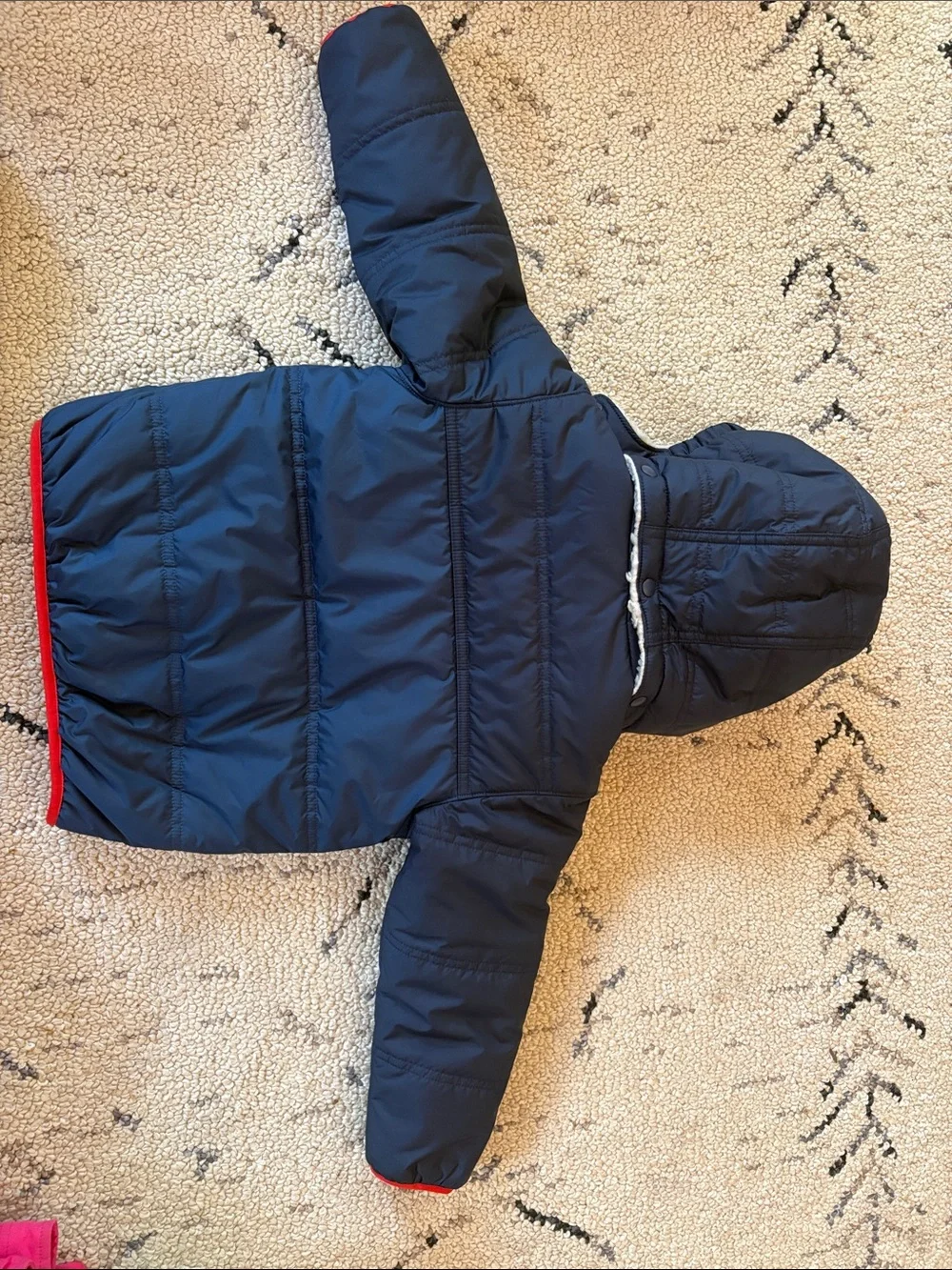 EUC Patagonia Kids Navy Puffer 3 in one sz 4t